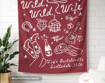 Wild Wild Wife Bachelorette Banner, Wild Wild Wifey Bachelorette Decor, Last Rodeo Backdrop, Country Western Bachelorette Decorations