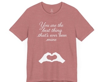 Pregnancy Announcement T-Shirt | 'Best Thing Ever Mine' Quote, Maternity Tee