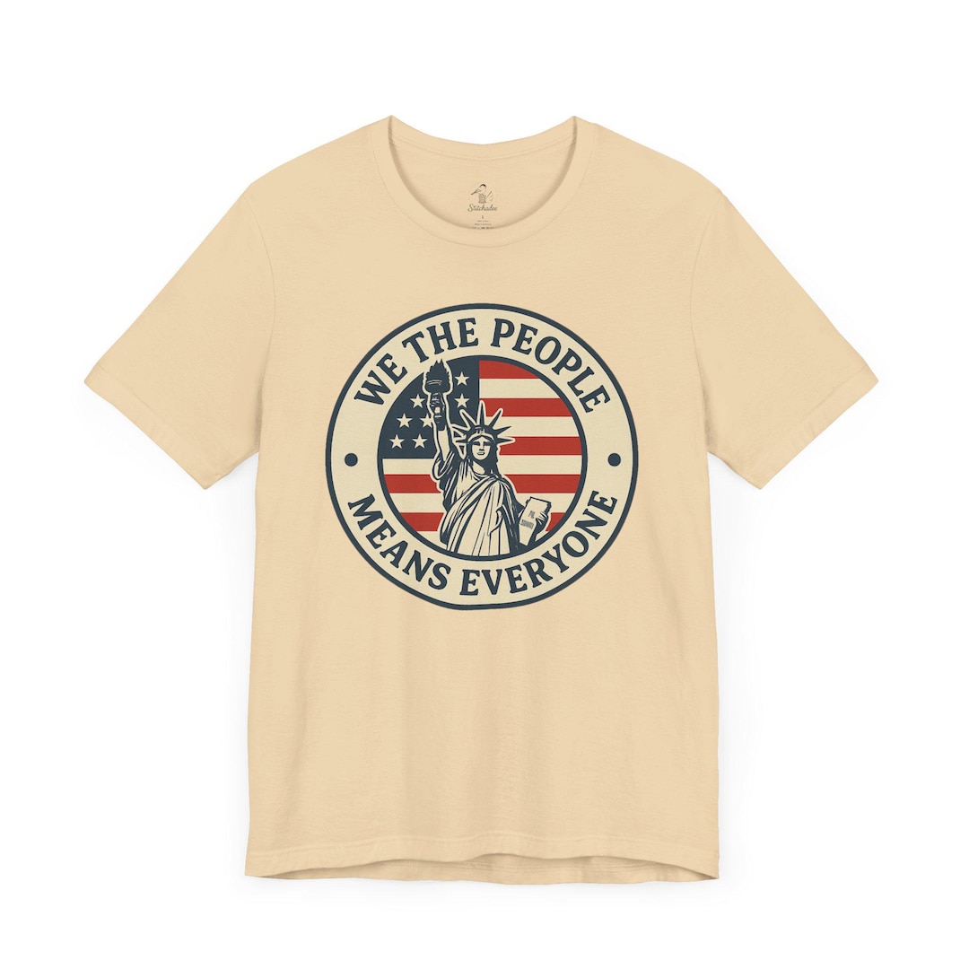 We the People Means ALL of Us | Equality Hoodie (Heavy Cotton/Poly Blend, Printed Sleeves, Unisex)