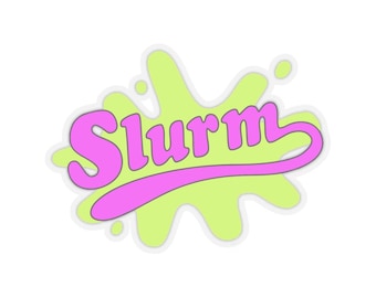 Slurm Sticker: Futurama Inspired Funny Cartoon Vinyl Decal