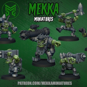 Tank Killers by Mekka Miniatures (28mm/32mm Ork Miniatures) (28mm/32mm Wargaming)