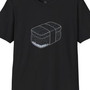 Spam Musubi Hawaii T-Shirt  Retro Island Food Tee