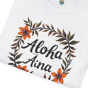 Aloha Aina T-Shirt, Hawaiian Nature Tee, Island Pride Clothing