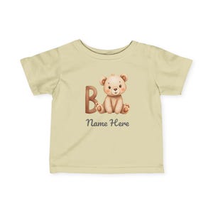 Personalized Infant Tee, Custom Infant Tee, Cute Infant Shirt for Baby Shower, Toddler Gift, Beach Day, Birthday Party, Animal Lover&#39;s Tee