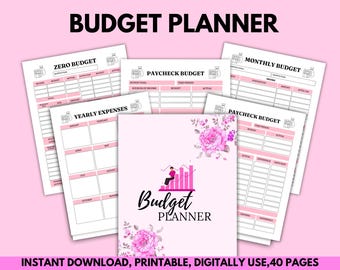 Digital Budget Planner for GoodNotes, Paycheck & Monthly Budget, Finance Tracker, iPad Finance Planner, goodNotes Budget Template