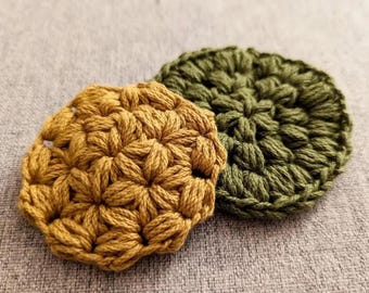 Esfoliantes faciais de algodão floral: discos demaquilantes reutilizáveis e ecológicos