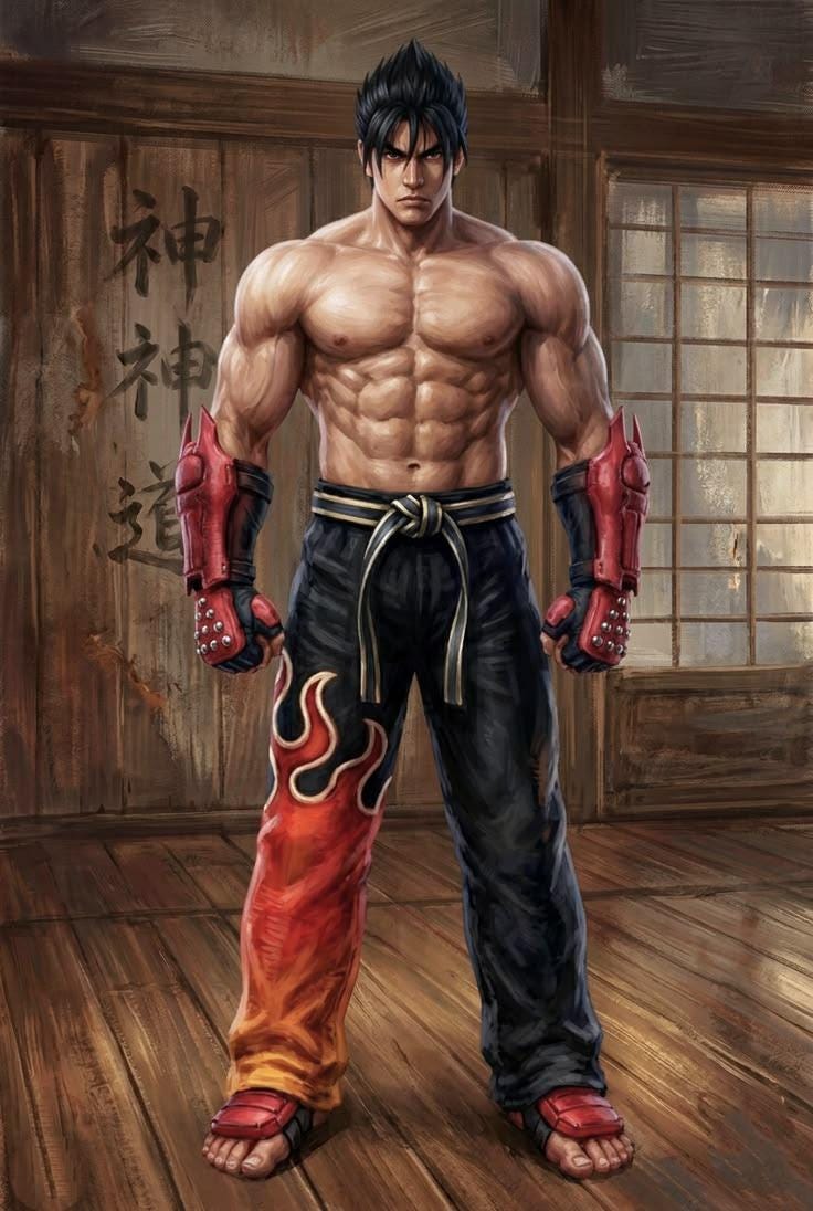 Jin Kazama Inspired Black Leather Pants – Genuine Sheep Leather