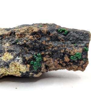 Green Botryoidal Conichalcite Crystals on Matrix