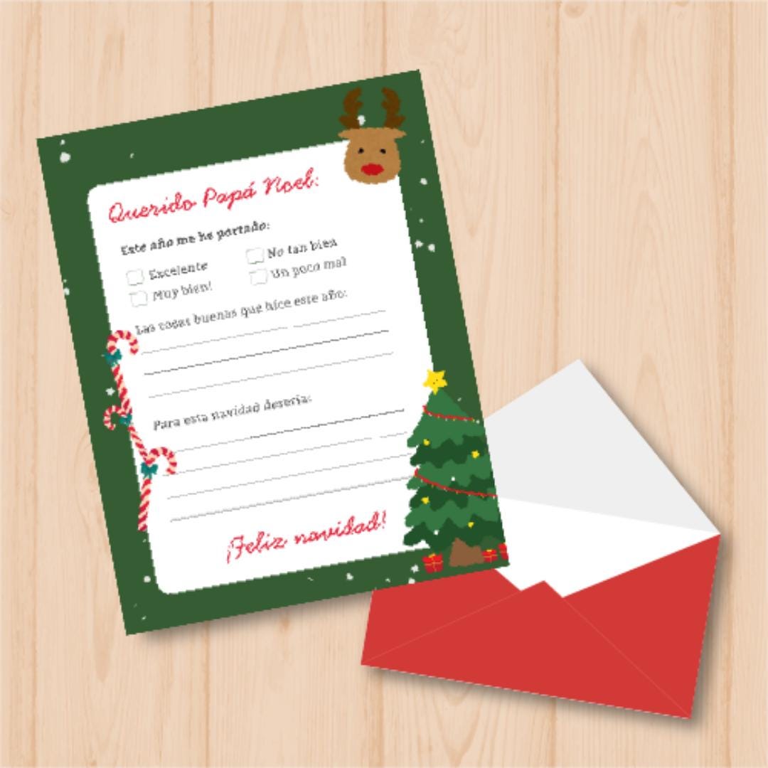 Editable Template in Canva - Letter to Santa Claus - Etsy