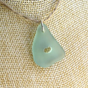 Sea Glass Jewelry Engraved Heart Jewelry Beach Glass Light Blue Pendent Seaglass Charms with Carved HEART Special Romantic Small Gift image 2