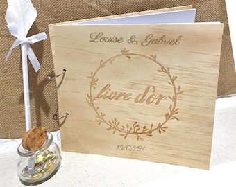 Personalized Wooden Guest Book