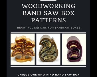 Woodworking Book: Patterns for Crafting Beautiful Boxes  with a Band Saw