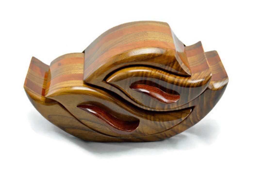 Handmade Artistic Wooden Boxes for Jewelry, Keepsakes, and Cherished