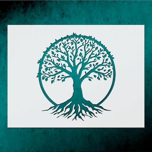 Leafy Vines Stencil Template  Reusable Wall Decor for DIY Crafts  Furniture Painting