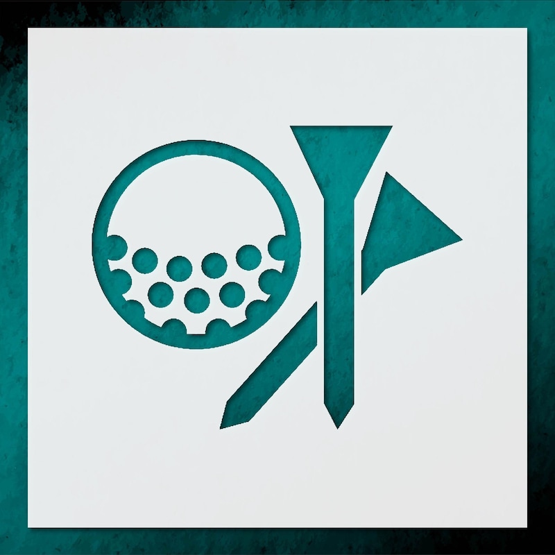 Golf Reusable Stencils - Etsy