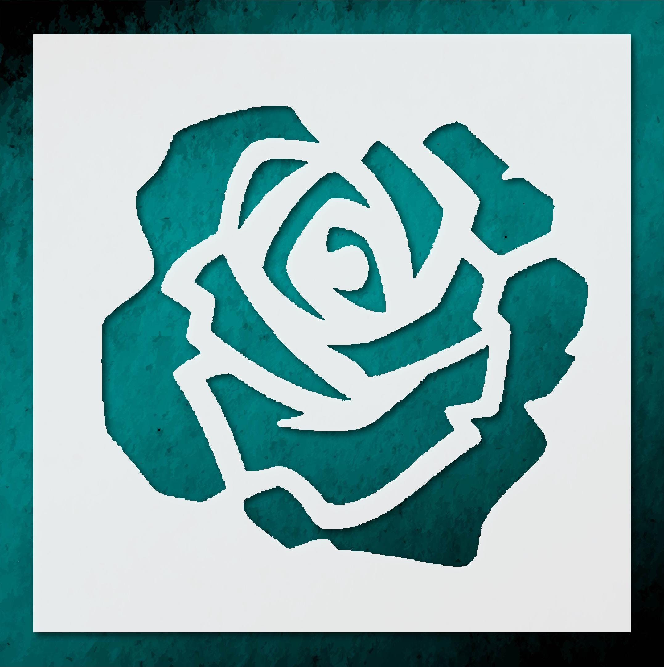 Stylized Rose - Etsy