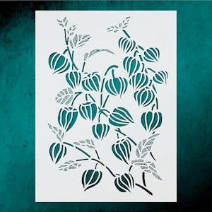 Flower Large Stencil Wall Decor Template Reusable + DIY Crafts, Furniture Painting, Home Improvement