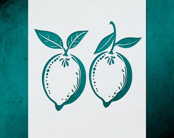 Reusable Fruit Stencil for Creative Home Decor and Crafts