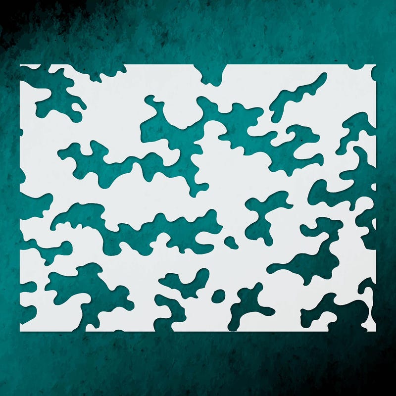 Stencils for Camo Wall - Etsy
