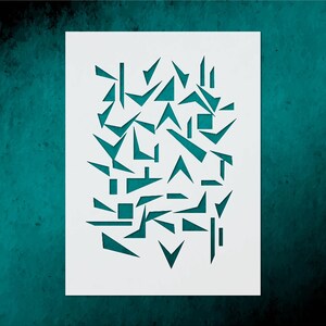 Floral Large Reusable Stencil Template for Wall Decor  DIY Furniture Painting