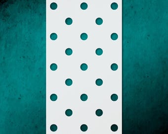 Circle Pattern Stencil - Lightweight Design for Crafting Projects