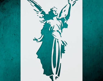 Angel Wings Stencil for Home Decor and Furniture Painting