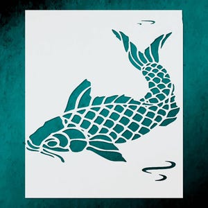 Fish  Floral Stencil Templates for DIY Crafts  Home Decor