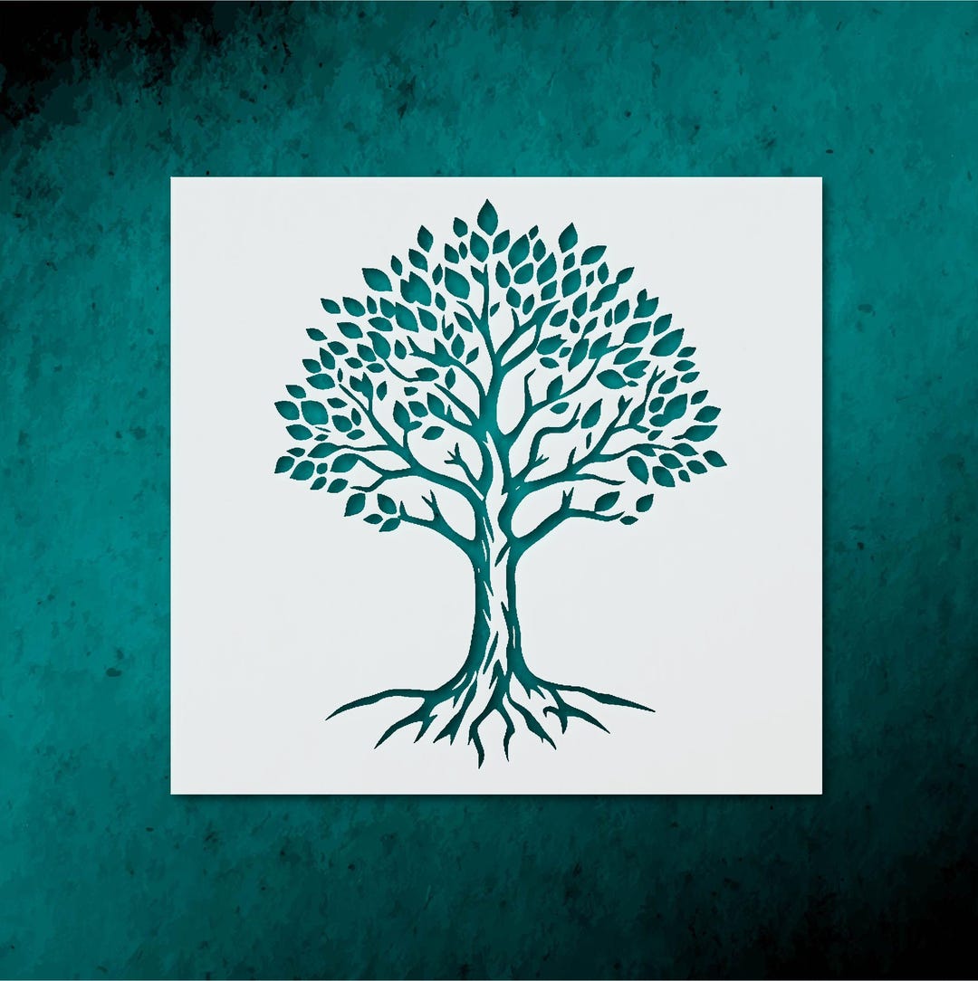 Tree of Life Craft Stencil - DIY Wall Art and Home Decor - Etsy