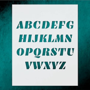Numbers  Letters Stencil for Creative Home Decor  Crafts