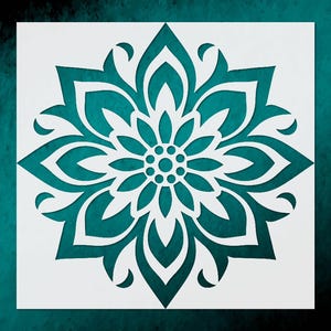 Floral Symphony Large Stencil Template Reusable + Wall Decor, DIY Crafts, Furniture Painting