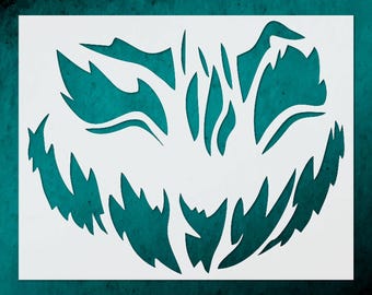 Pumpkin Carving Stencil for Halloween  Fall Decor