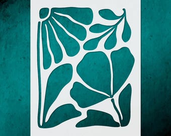 Floral Vine Stencil for Home Decor  Crafting Projects