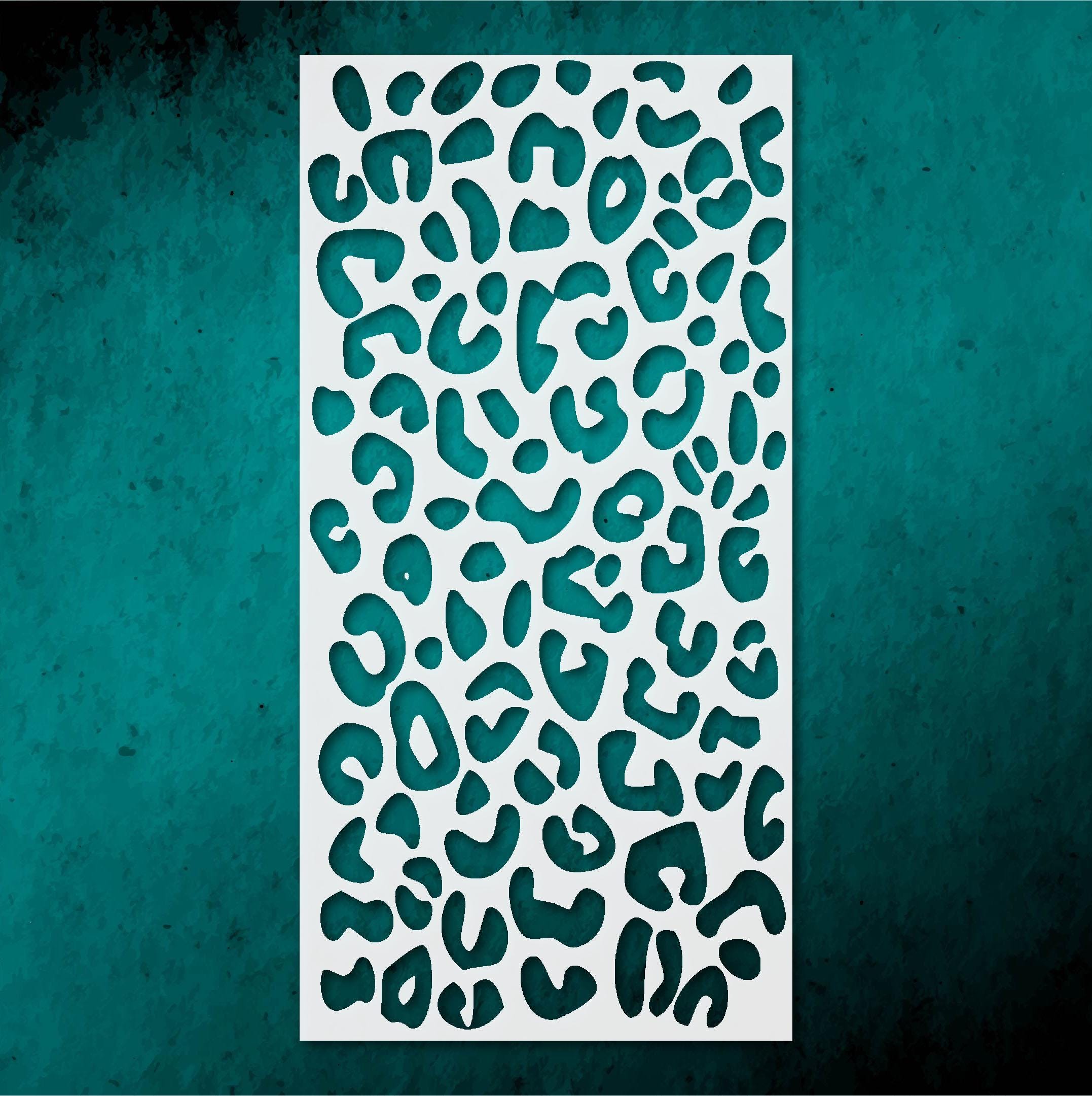 Unique Scatters Irregular Animal Spots Scatter Pattern Stencil for Unique Textures and ...