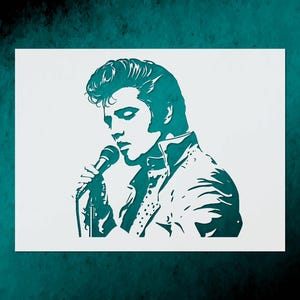 Music man Wall Stencil - Large Reusable DIY Template for Home Decor  Crafts