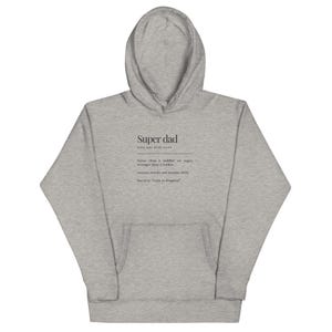 Unisex Hoodie | Funny Men&#39;s Hoodie | Minimalist Definition Sweatshirt | Gift for Him | Cozy Pullover