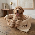Personalized Dog Blanket Custom Embroidered Pet Blanket with Name, Soft Coral Fleece Cat Blanket, Custom Dog Mom Gift, New Puppy Gift product logo
