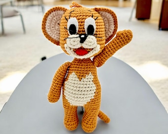 Rat Jerky Crochet Patten for Beginner, No-Sew Amigurumi Animals (PDF Download)