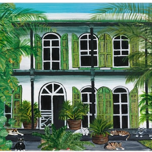 The Hemingway House in Key West, FL
