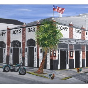 Sloppy Joe&#39;s Bar  Print - The most famous bar/restaurant in Key West, FL