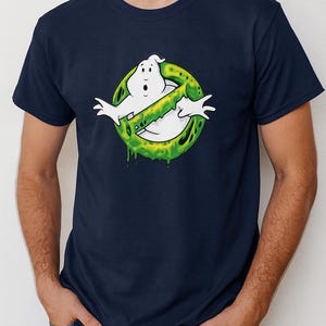 Ghostbusters Halloween T Shirt – Funny Retro Ghost Graphic Tee, Classic Movie Fan Gift, Spooky Pop Culture Shirt