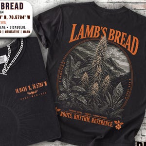 Lamb's Bread Cannabis Shirt, Vintage Sativa Strain Tee, Comfort Colors® Jamaican Landrace Botanical Graphic Tee, 420 Gift