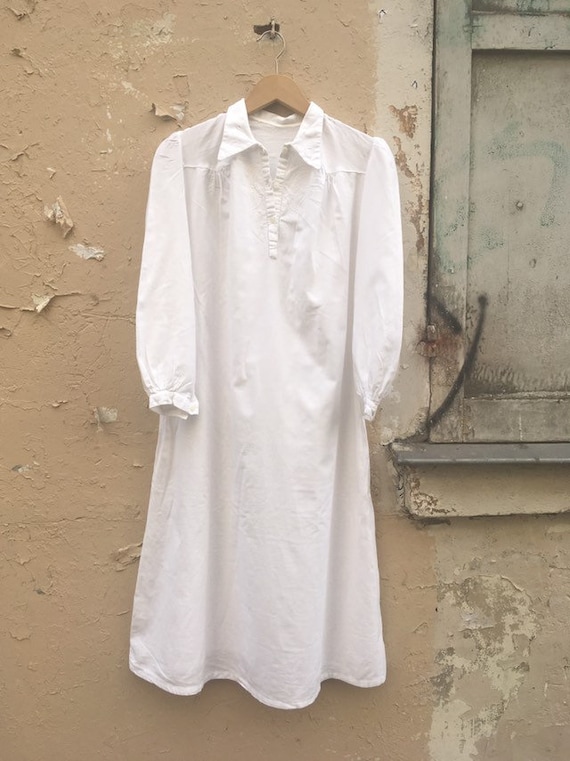 SALE - 20% Vintage Brushed Cotton night gown