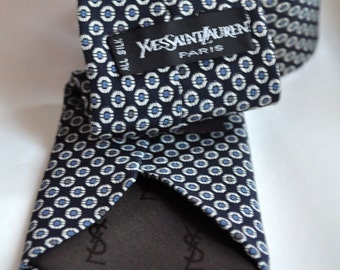 Retro YSL Silk Tie