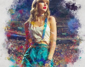 TAYLOR SWIFT Eras Tour painting printable