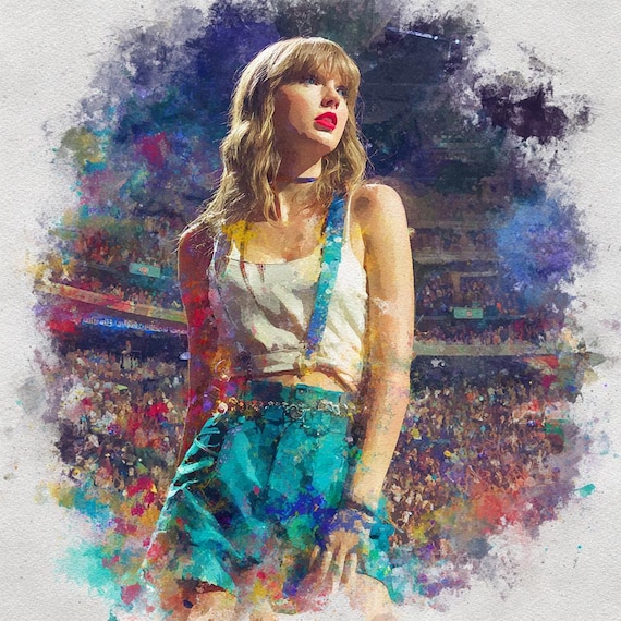 TAYLOR SWIFT Eras Tour painting printable