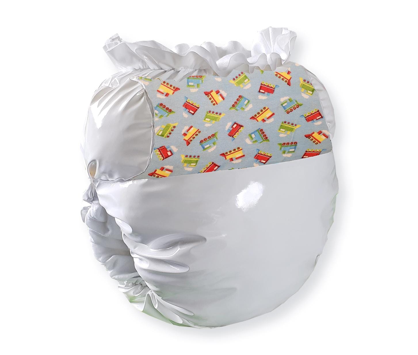 ABDL Diaper Toy Train Print Shiny Oof Poof Costume Diaper Piece - Etsy