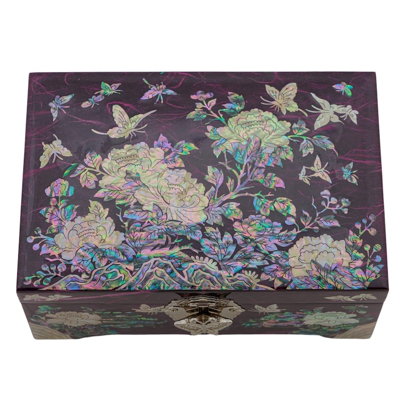 Purple jewelry boxes -