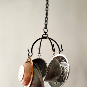 Rice Washing Colander, Handmade Copper Rice Strainer: Farmhouse Kitchen ...