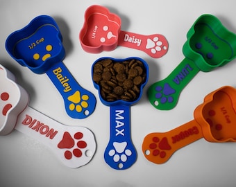 Personalized Dog Food Scoop, Custom Pet Measuring Cup