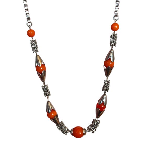 Collier Art Déco Jakob Bengel - Galalithe Kaki Et Métal Argenté Allemagne 1930